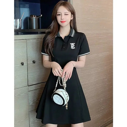 White Clothes Black Mini Dresses For Women 2025 Woman Dress Short Hot Fashion X Cotton Vintage Outfits Offer Trend Popular Sale