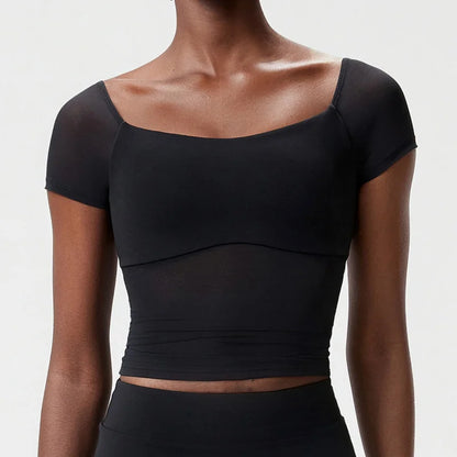 Women's Workout Clothes Gym Clothing Woman Women's Gym Outfit Sports Top Slim Fit Fitness Running T-Shirts Activewear Woman