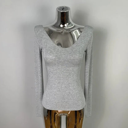 Women T Shirt 2026 Summer Basic Casual T-Shirt O Neck Woman Clothes Sexy Low Chest See Through Soft Slim Tops Tee Shirt Femme