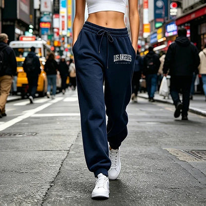 Woman Clothes Trousers Daily Elastic Waist Sportswear Versatile Womens Sweatpants Casual Sports Fitness Pants Outdoors Jogging