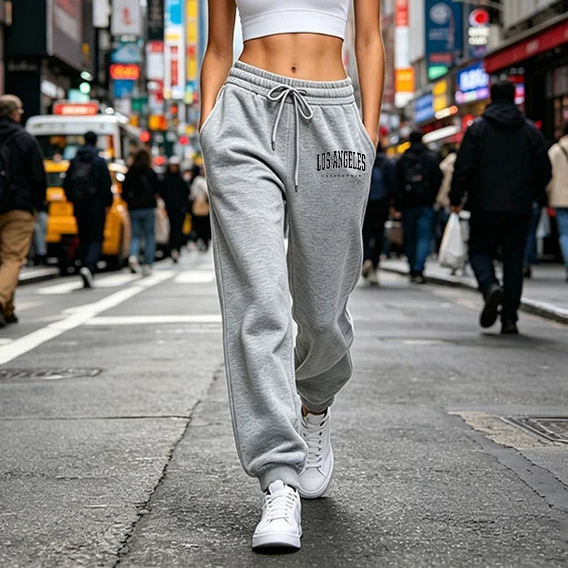Woman Clothes Trousers Daily Elastic Waist Sportswear Versatile Womens Sweatpants Casual Sports Fitness Pants Outdoors Jogging