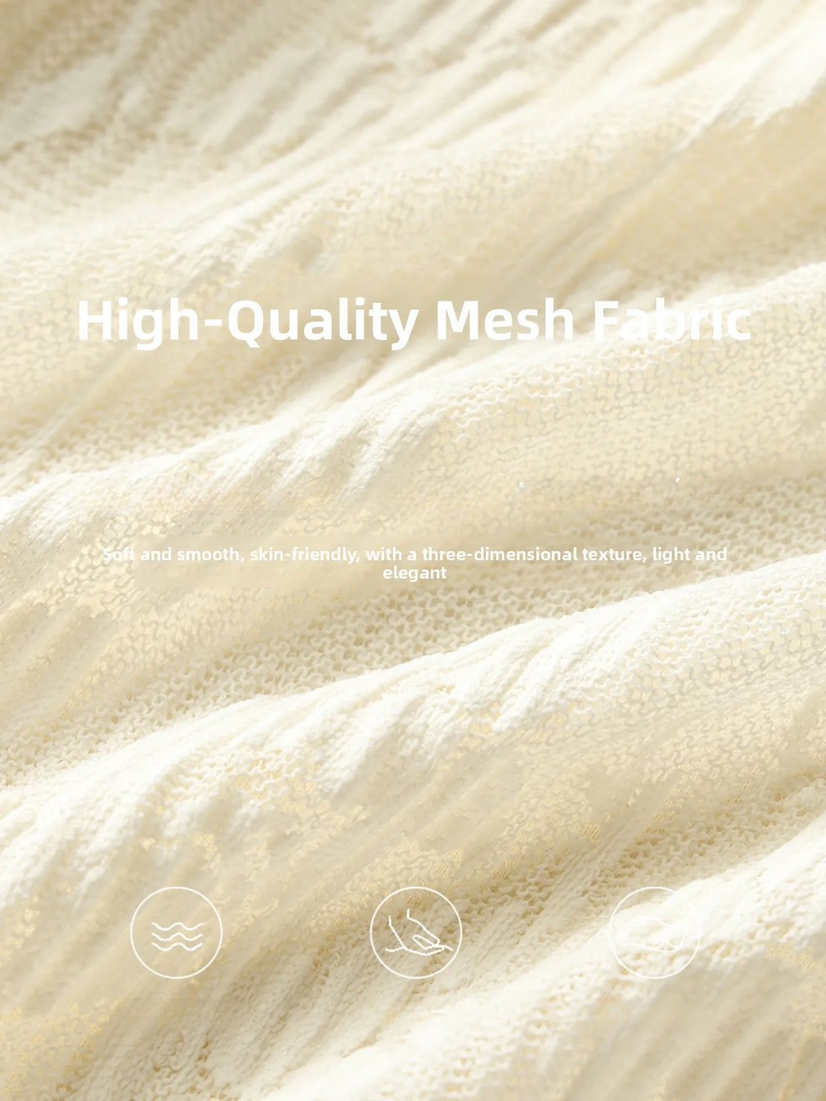 Romantic Pearl Button Long Sleeve Mesh Shirt French Style Slim Fit Women's Premium Shirt Breathable Skin-Friendly Daily Wear