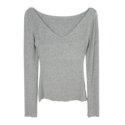 Women T Shirt 2026 Summer Basic Casual T-Shirt O Neck Woman Clothes Sexy Low Chest See Through Soft Slim Tops Tee Shirt Femme